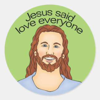 Adesivo Jesus disse "Ame Todos"