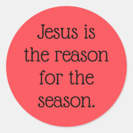 Adesivo Jesus é a razão da temporada