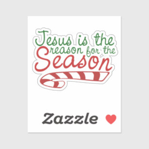 Adesivo Jesus é a Razão da Temporada
