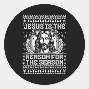 Adesivo Jesus É a Razão Para a Temporada - Camisa Feia de