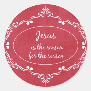 Adesivo Jesus é a razão para o Natal da estação
