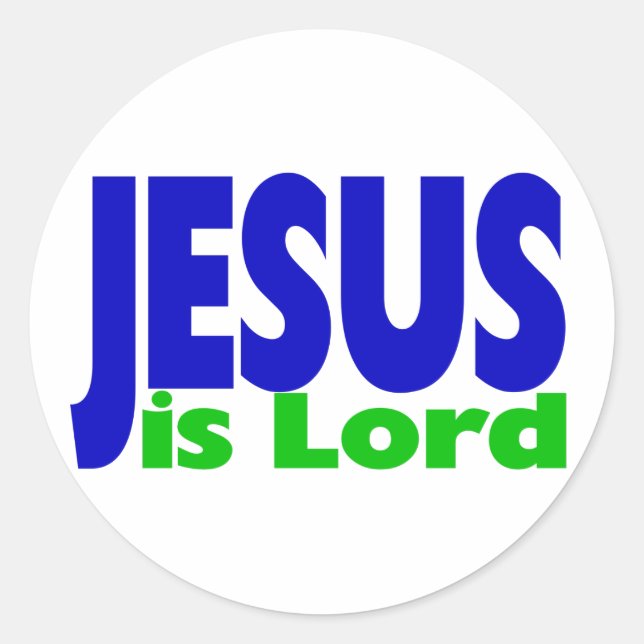 Adesivo Jesus é Deus (Frente)