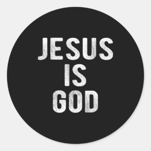 Adesivo Jesus É Deus Citação Cristã Fé - Jesus É Senhor