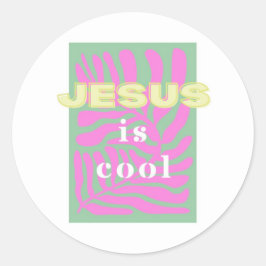 Adesivo Jesus é Legal, PopArt Sticker, Presente Cristão