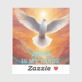 Adesivo Jesus é meu guia