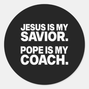 Adesivo Jesus é meu pai salvador é meu treinador cristiã