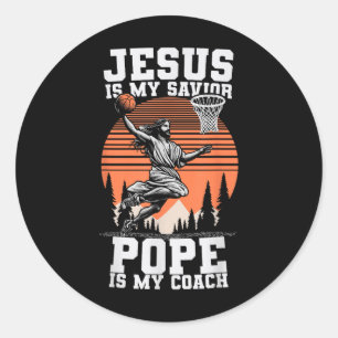 Adesivo Jesus é meu pai salvador é meu treinador Vintage R