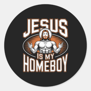 Adesivo Jesus É Meu Parceiro Religioso Academia Fé Cristã