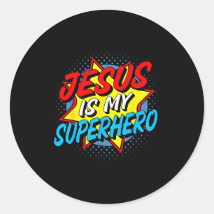 Adesivo Jesus É Meu Super-Herói