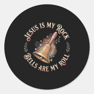 Adesivo Jesus É Minha Rocha Sininhos São Meu Rolo Campainh