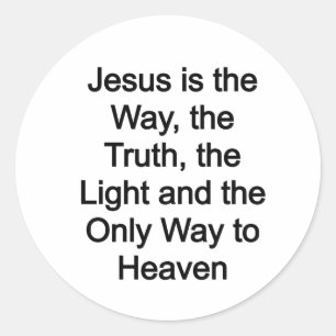 Adesivo Jesus é o caminho