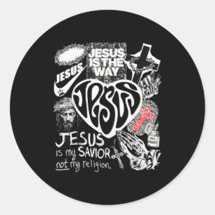 Adesivo Jesus É O Caminho Versículo Bíblico Cristão Fé De