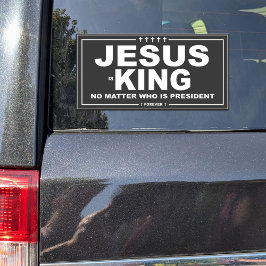 Adesivo Jesus é o estilo da campanha Rei Vinil Decal