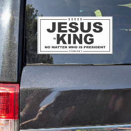 Adesivo Jesus é o estilo da campanha Rei Vinil Decal