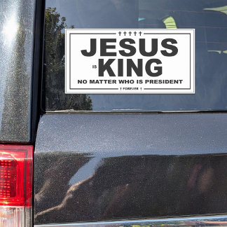 Adesivo Jesus é o estilo da campanha Rei Vinil Decal