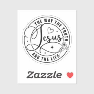 Adesivo Jesus é o melhor presente de sempre no Natal crist