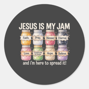 Adesivo Jesus é o meu empecilho - Fruta e fé