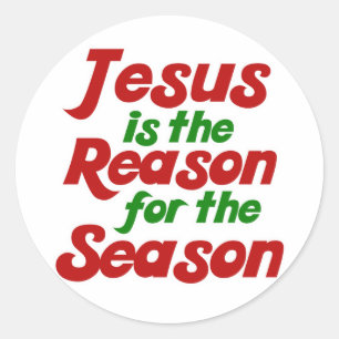 Adesivo Jesus é o motivo da temporada de Natal