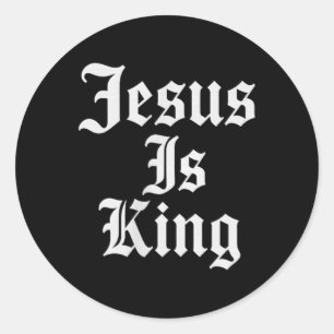 Adesivo Jesus é o rei Christian Streetwear