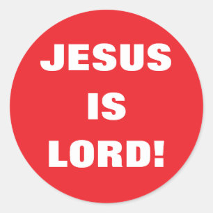 ADESIVO JESUS É SENHOR!