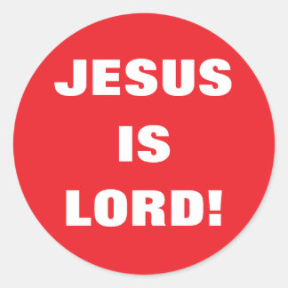 ADESIVO JESUS É SENHOR!