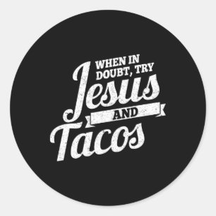 Adesivo Jesus E Tacos Cinco Mexicanos De Mayo