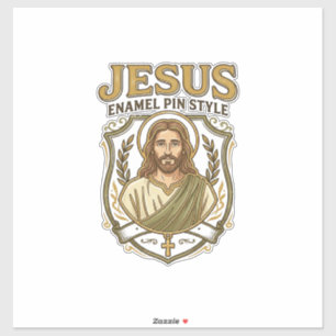 Adesivo Jesus Enamel Pin Estilo Jesus Enamel Pin Cristão 