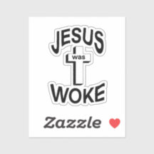Jesus era o Woke Classic Round Sticker