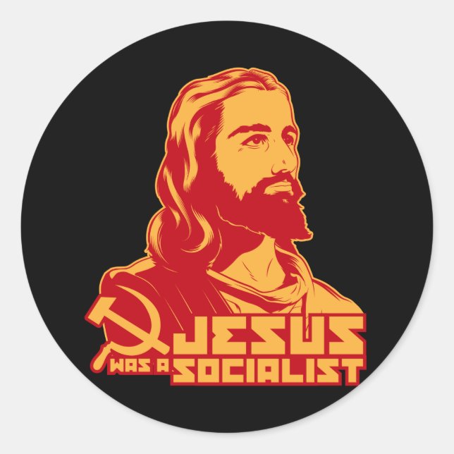 Adesivo Jesus era socialista (Frente)