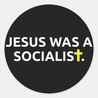 Adesivo Jesus era socialista (negro)