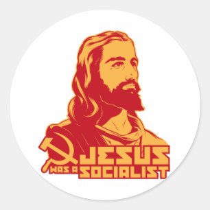 Adesivo Jesus era um socialista