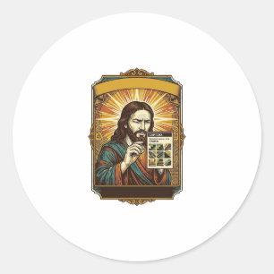 Adesivo Jesus Escadas Embaçadas Teste Captcha Segurança Te