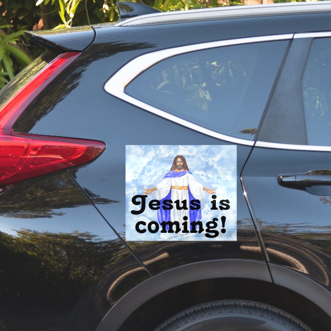 Adesivo Jesus está chegando! (Lado do carro)