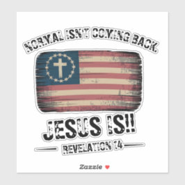 Adesivo Jesus Está Voltando