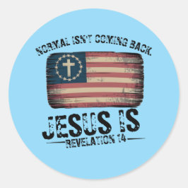Adesivo Jesus Está Voltando