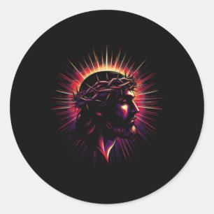 Adesivo Jesus Faith cruza a Bíblia religiosa cristã verso