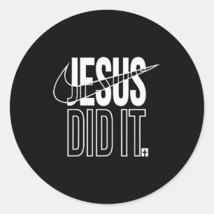 Adesivo Jesus Fez Ele Ressuscitou Cruz Cristã Religiosa