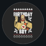 Adesivo Jesus Happy Years Old Birthday See You Soon<br><div class="desc">This is a great gift for your family,  friends who love Jesus. They will be happy to receive this gift from you during the holiday season or any other day.</div>