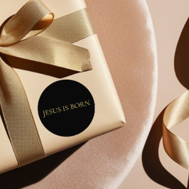 Adesivo JESUS IS BORN Minimalist Christmas Sticker