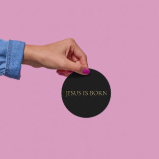 Adesivo JESUS IS BORN Minimalist Christmas Sticker