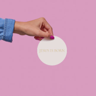 Adesivo Jesus Is Born Sticker #2