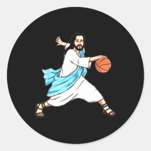 Adesivo Jesus joga basquete no Natal