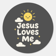 Jesus Loves Me Christian Sticker