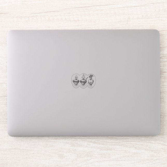 Adesivo Jesus Mary and Joseph Hearts Vinyl Decal Sticker (Computador)