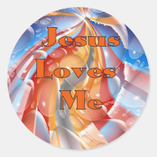 Adesivo Jesus me ama