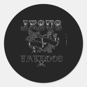 Adesivo Jesus Me Ama & Minhas Tatuagens Jesus Cristo I
