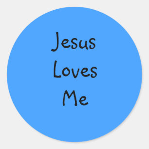 Adesivo Jesus Me Ama Stickers