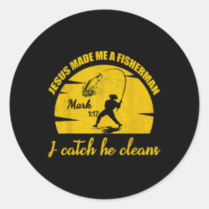Adesivo Jesus Me Fez Um Pescador De Homens Camisa De Pesca