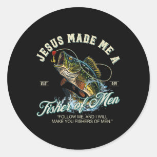 Adesivo Jesus Me Fez Um Pescador De Homens Pescando Pescad