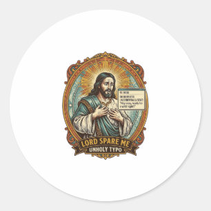 Adesivo Jesus Mensagem de Autocorreção Ruim Chefe Constran